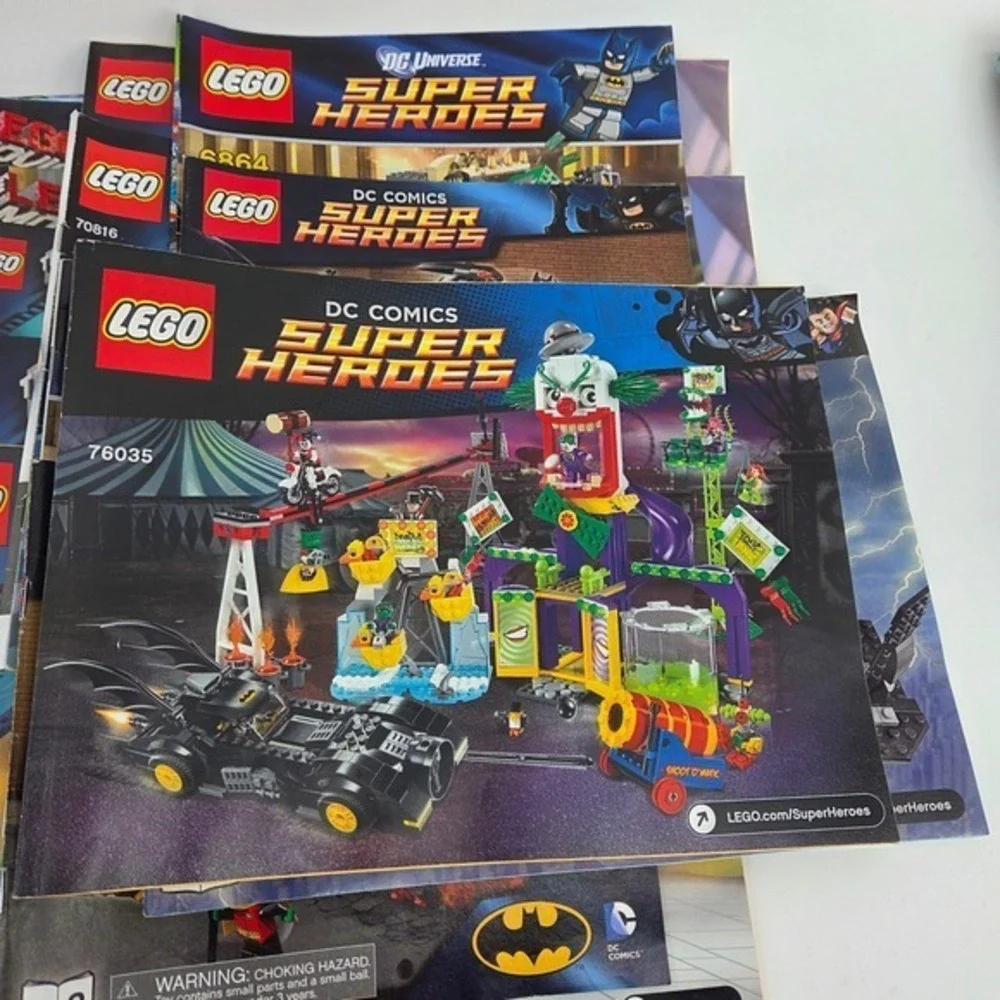 Lego Instruction Manual Only 60+ Plus Lot Ninjago Minecraft Heroes 21309 76042